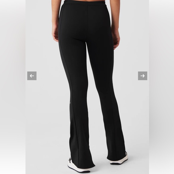 NWT ALO YOGA High-Waist 7/8 Zip It Flare Legging - Picture 4 of 7